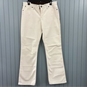 Wrangler Q-Baby No Gap White Jeans Size 11/12 X 32